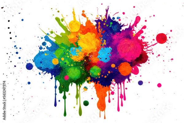 Obraz Farbkleckse