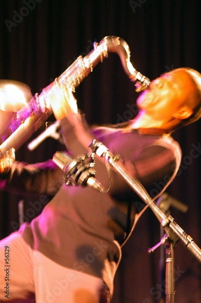 Obraz ruchomy saksofon