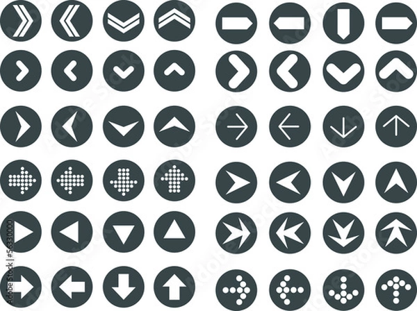 Fototapeta Arrows set