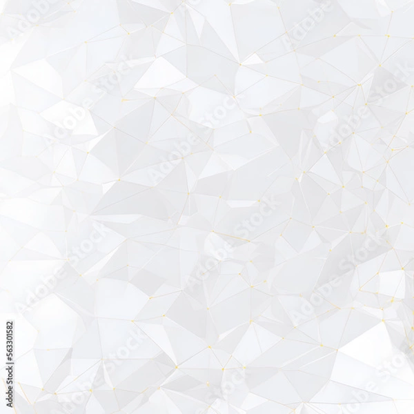 Obraz Gold geometrical elements background.  Generative AI