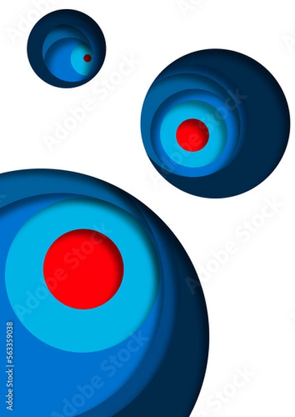 Obraz Kreise und Ebenen