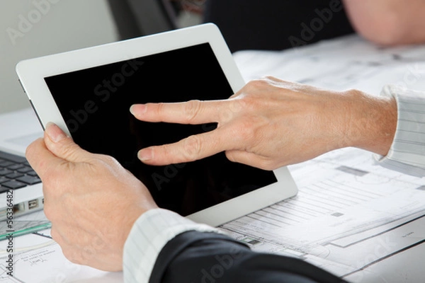 Fototapeta Two Finger Gesture horizontal