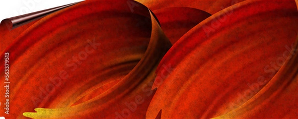 Obraz brush strokes background with velvet surface and page curl