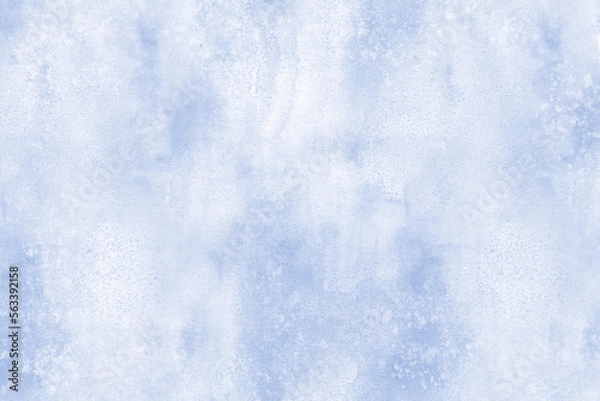 Fototapeta blue background watercolor paint abstract texture paper uneven surface grey cold 