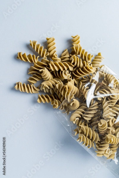 Obraz Variety of types and shapes of Italian pasta
