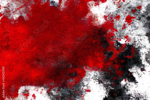 Obraz red grunge background,Generative IA
