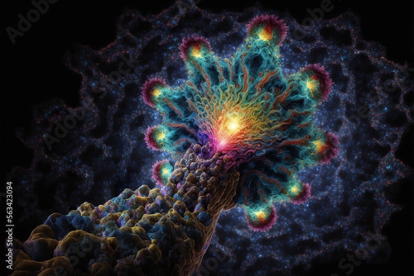 Obraz psychedelic fractal