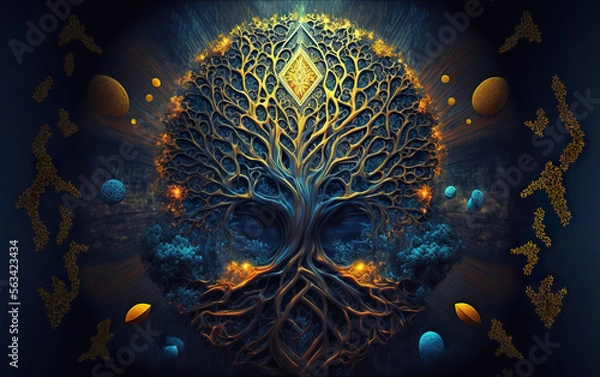 Obraz psychedelic fractal