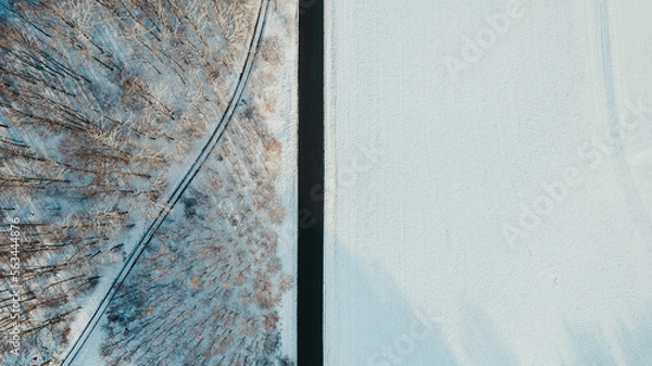 Obraz Snow street style