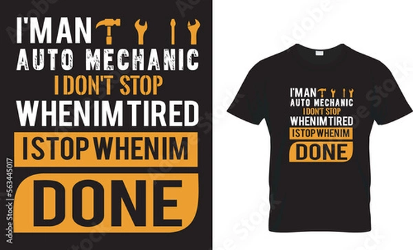 Obraz I'm an Auto Mechanic I Don't Stop When I'm - Amazon