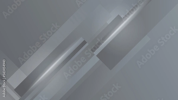 Fototapeta Gradient white and grey background.