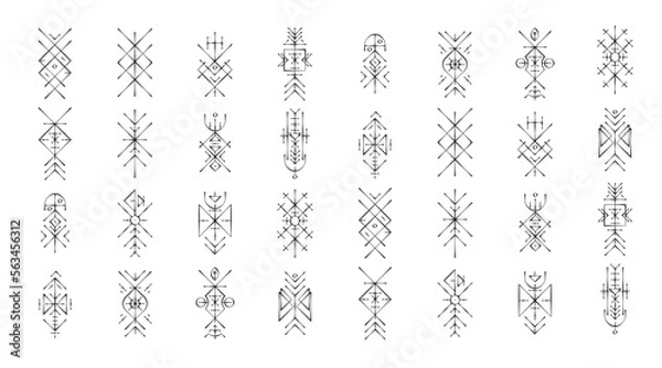 Obraz Tribal symbol pack