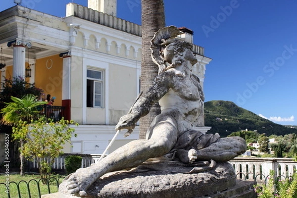 Obraz Wounded Achilles Statue