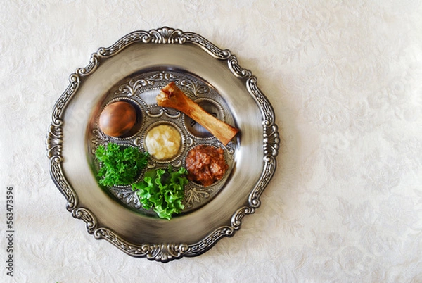 Obraz Passover Seder Plate