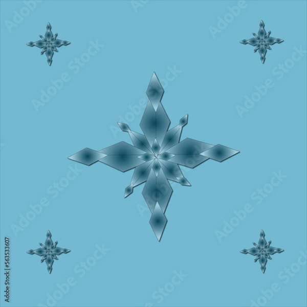 Obraz snowflake