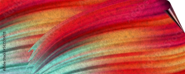 Obraz brush strokes background multicolours with velvet surface