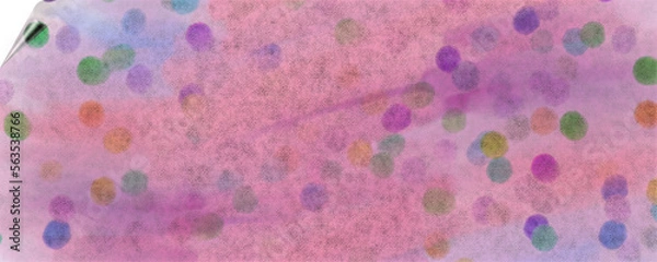 Obraz unique background design of paint splashes and brush strokes with transparent media and page curl