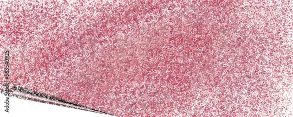 Obraz unique background design of paint splashes and brush strokes with transparent media and page curl