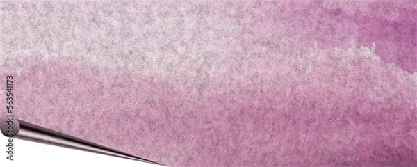 Obraz unique background design of paint splashes and brush strokes with transparent media and page curl