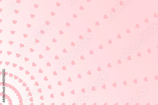 Obraz Vector illustration heart pattern lover pink background,Striped heart shape pattern abstract