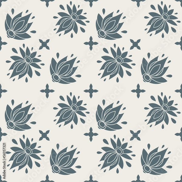 Obraz floral seamless pattern