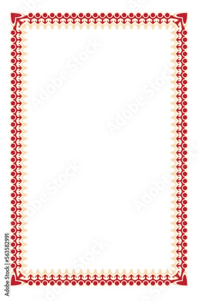 Obraz Border art unique and abstract design