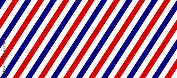 Fototapeta blue red diagonal stripes seamless pattern