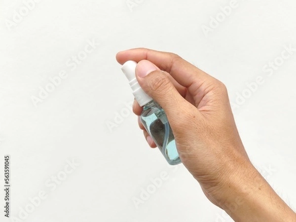 Fototapeta hand spray