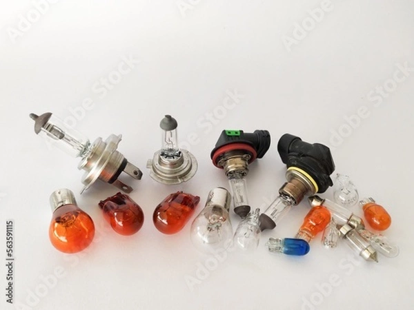 Fototapeta car halogen bulb