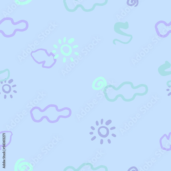 Obraz Doodl pastel pattern
