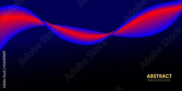 Fototapeta abstract wave background design