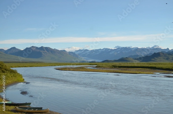 Fototapeta Rivière d'Alaska