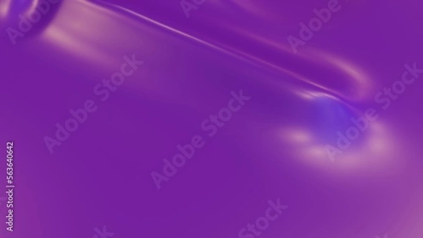 Obraz Abstract purple glossy plastic background - 3D rendering illustration