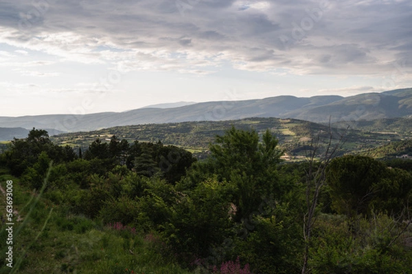 Obraz landscape with clouds