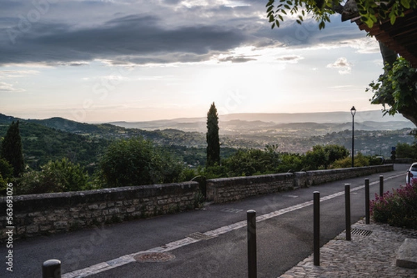 Obraz sunset in the city