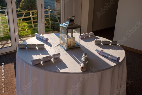 Fototapeta table and chairs