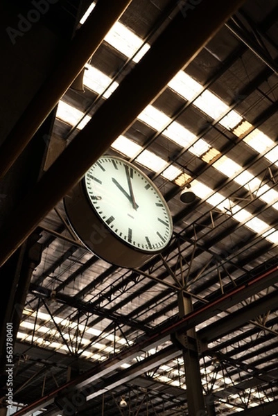 Obraz The railway clock