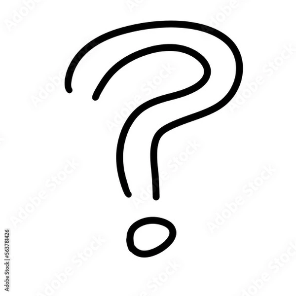 Obraz question mark symbol