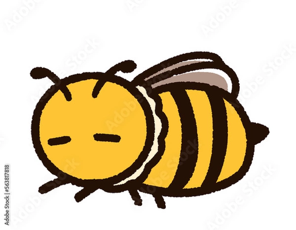 Fototapeta 怠けているミツバチ