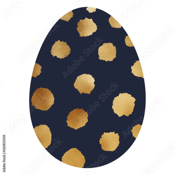 Obraz Golden Dot Easter Egg