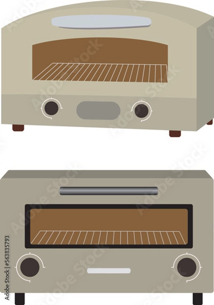 Fototapeta オーブントースター　セット