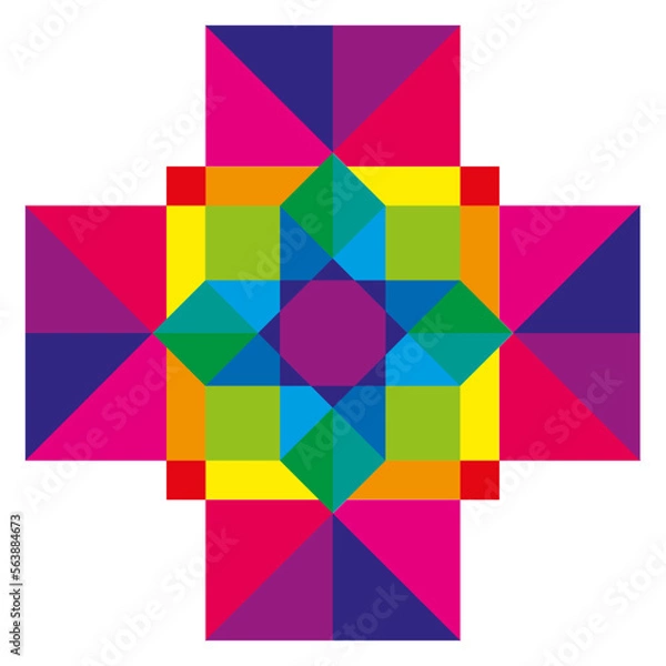 Fototapeta Octagonal Mandala