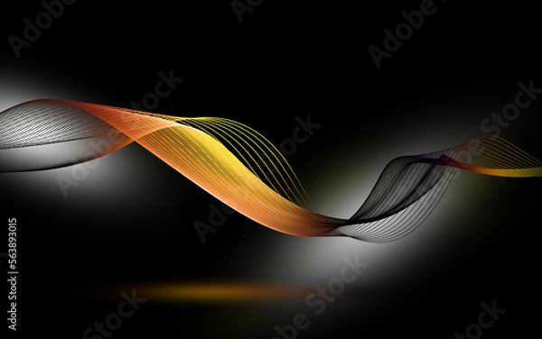 Obraz abstract background with wave