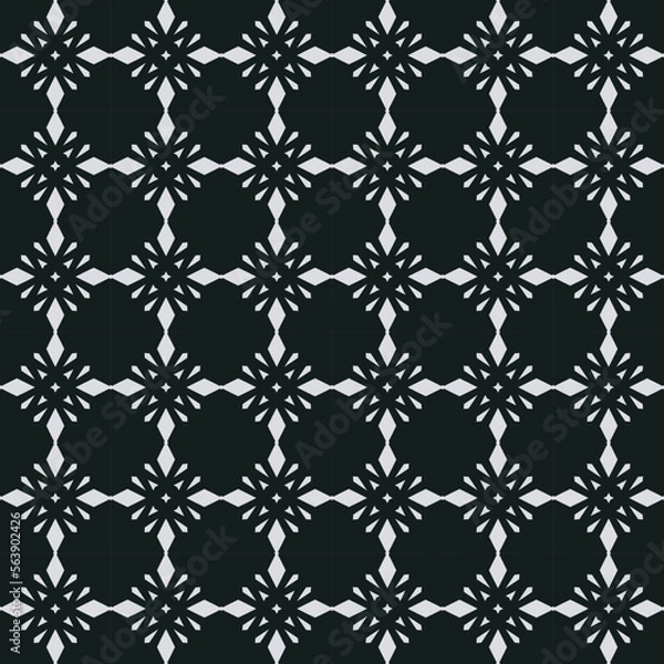 Fototapeta Geometric pattern. Seamless vector background. Ethnic graphic design