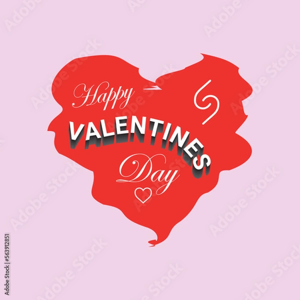 Obraz valentine day card