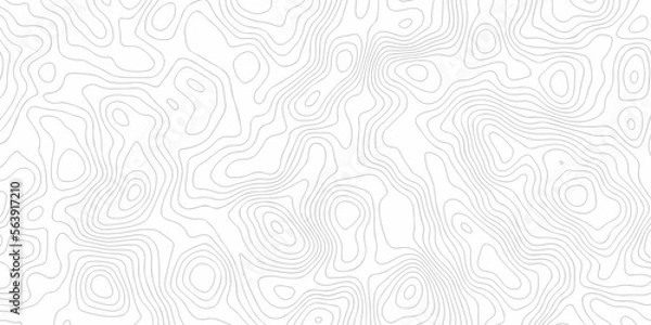 Fototapeta Topographic map. Geographic mountain relief. Abstract lines background. Contour maps. Vector illustration, Topo contour map on white background, Topographic contour lines vector map seamless pattern.