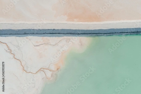 Obraz blue paint background