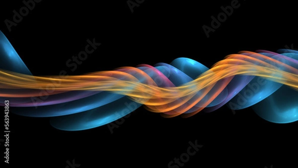 Obraz Elegant abstract wave, beautiful background for art projects