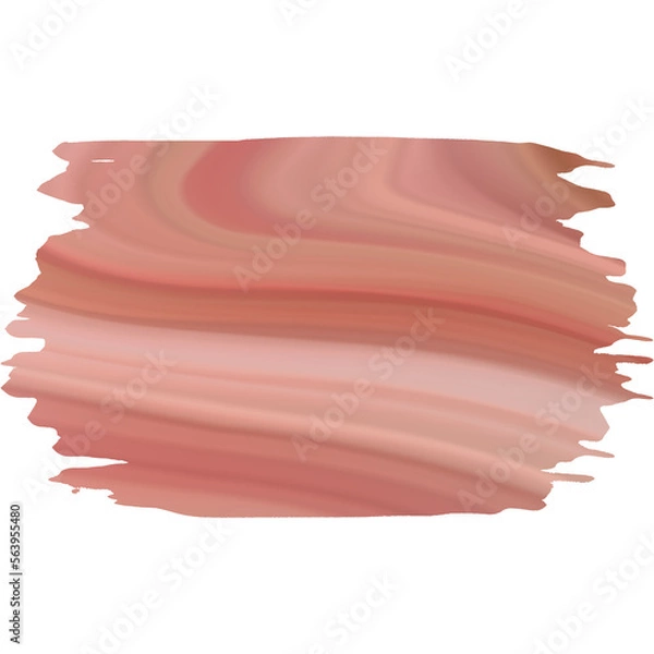 Obraz Brush stroke with color wave texture illustration