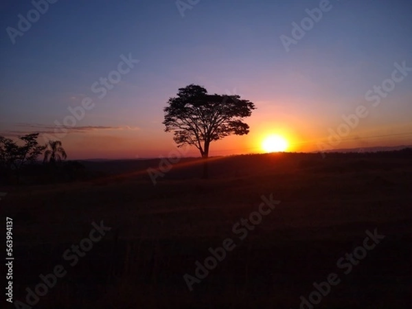 Obraz Sunset in the mountains